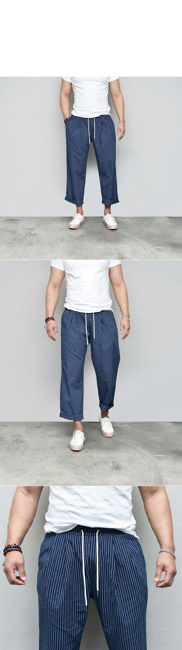pants with red stripe down side